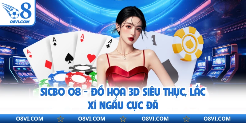 Sicbo O8 - Đồ Họa 3D Siêu Thực, Lắc Xí Ngầu Cực Đã