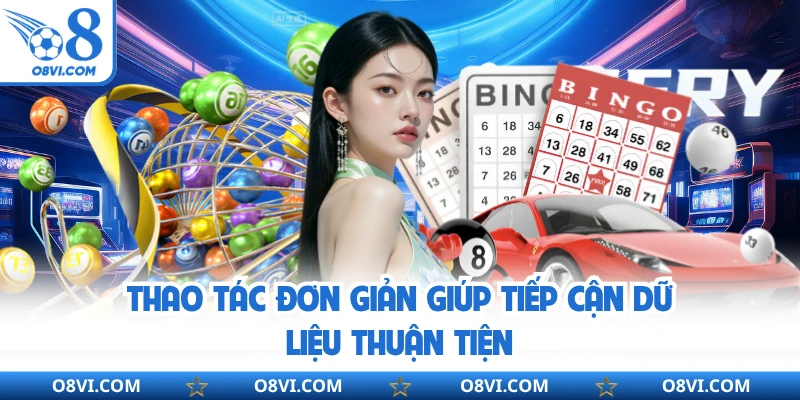 Thao tác đơn giản giúp tiếp cận dữ liệu thuận tiện